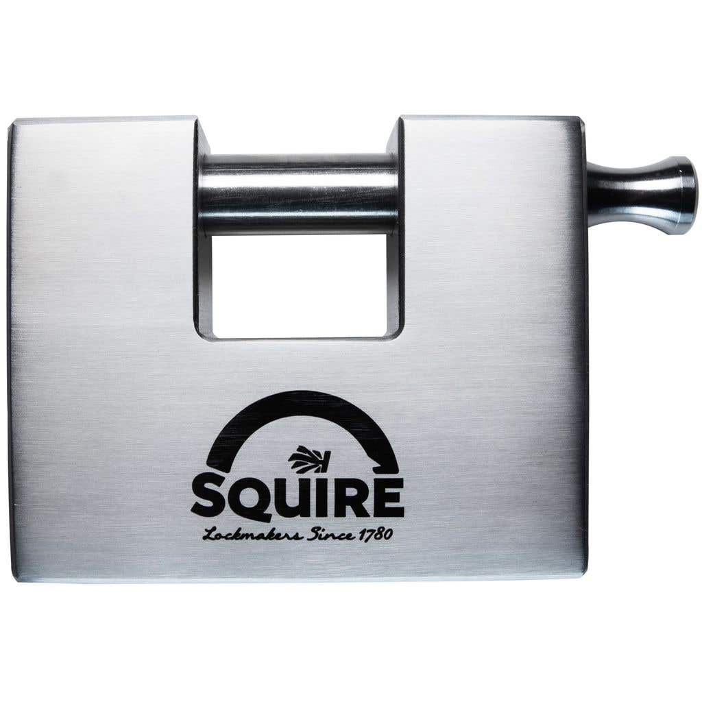 Squire Locks SQ-ST75S Stronghold 75mm Heavy-Duty Stronghold Stainless Steel Marine Grade Container Lock