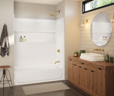 Bootz Z041-5000-00 4-Pc. Nextile Bathtub Wall System, 60 x 30 In. Tubs   