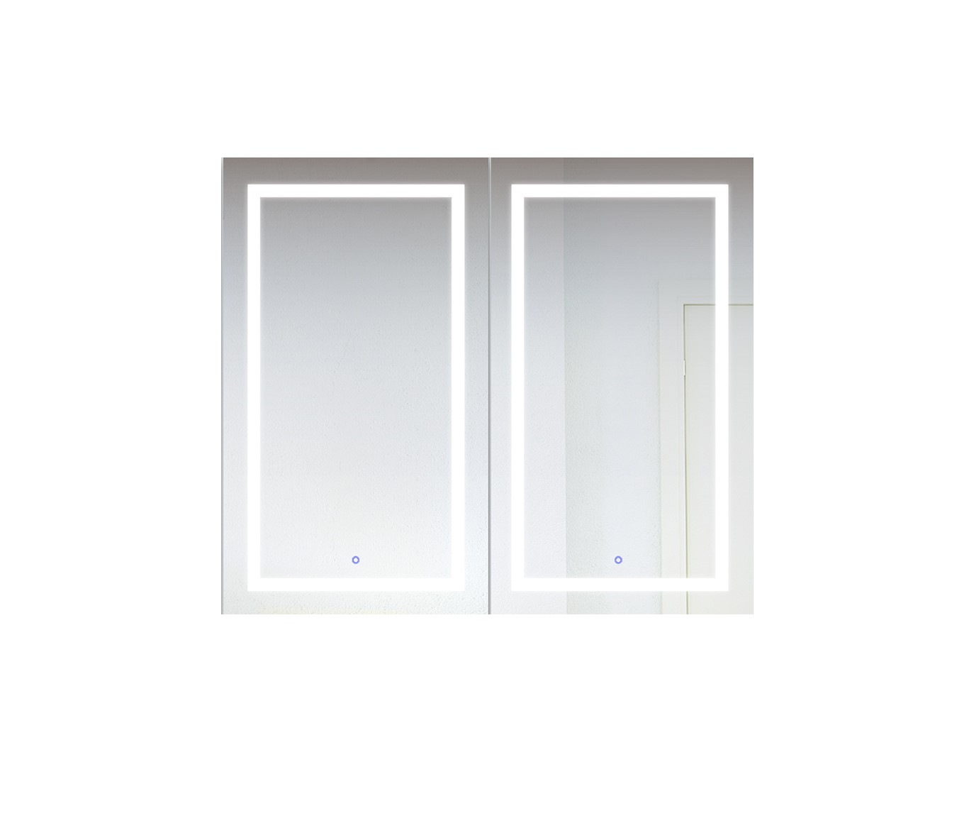Krugg SVANGE4842D 48″ X 42″ LED Medicine Cabinet w/Dimmer & Defogger