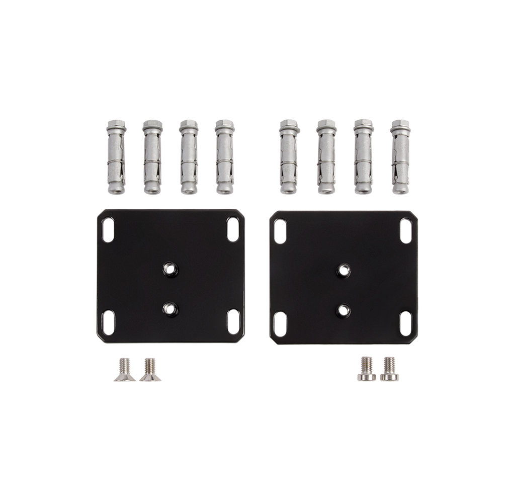 Locinox INTERIO-WALL-9005 Wall Fixation Set For Interio Gate Closer