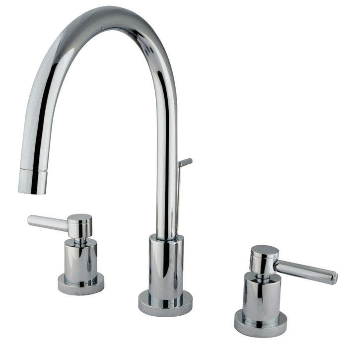 Kingston Brass KS8921DL Widespread Bathroom Faucet w/ Polished Chrome Finish