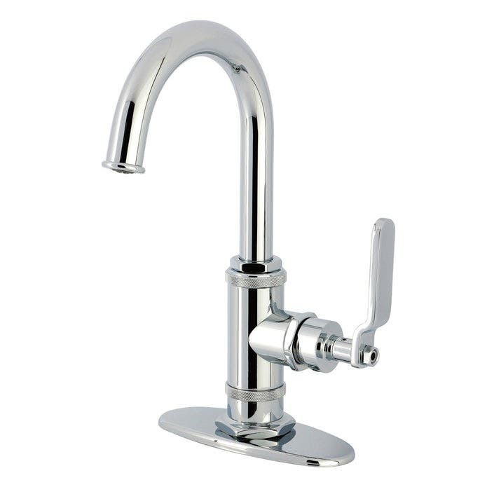 Kingston Brass KSD8501KL One-Handle 1-Hole Deck Mount Bar Faucet, Polished Chrome