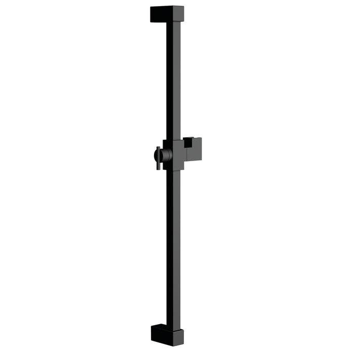 Kingston Brass KX8240 24-Inch Stainless Steel Shower Slide Bar, Matte Black