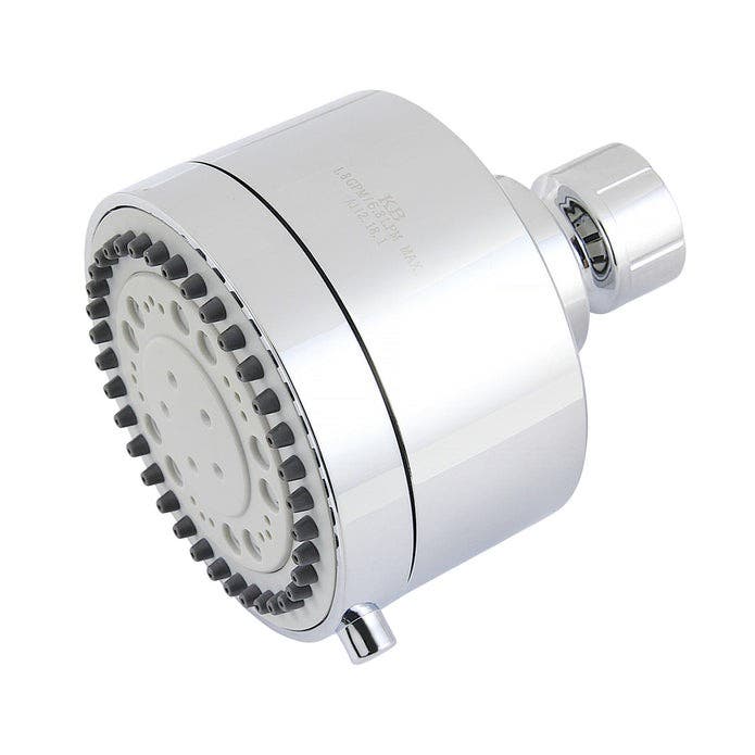 Kingston Brass KX8751 3-Inch Round 5-Function ABS Shower Head, Polished Chrome