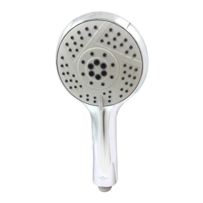 Kingston Brass KXH144A1 5-Function Round Hand Shower, Polished Chrome