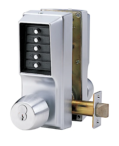 KABA Simplex LR1021S-26D-41 Series Cylindrical Lock w/ Knobs, Entry/Egress, Right Hand, Right Hand Reverse