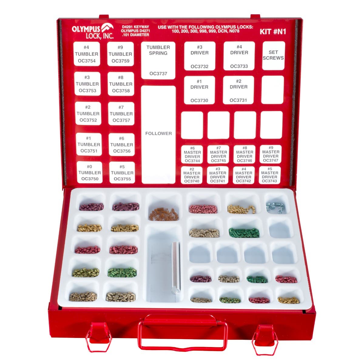 Olympus R1 Keying/Pin Kits For R Series Cabinet Lock