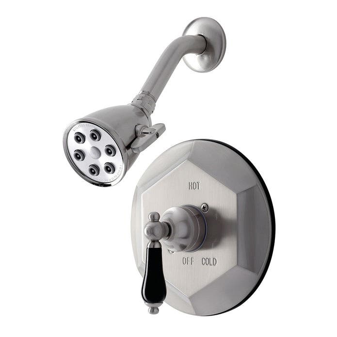 Kingston Brass VB4638PKLSO Single-Handle Pressure Balanced Shower Faucet, Brushed Nickel